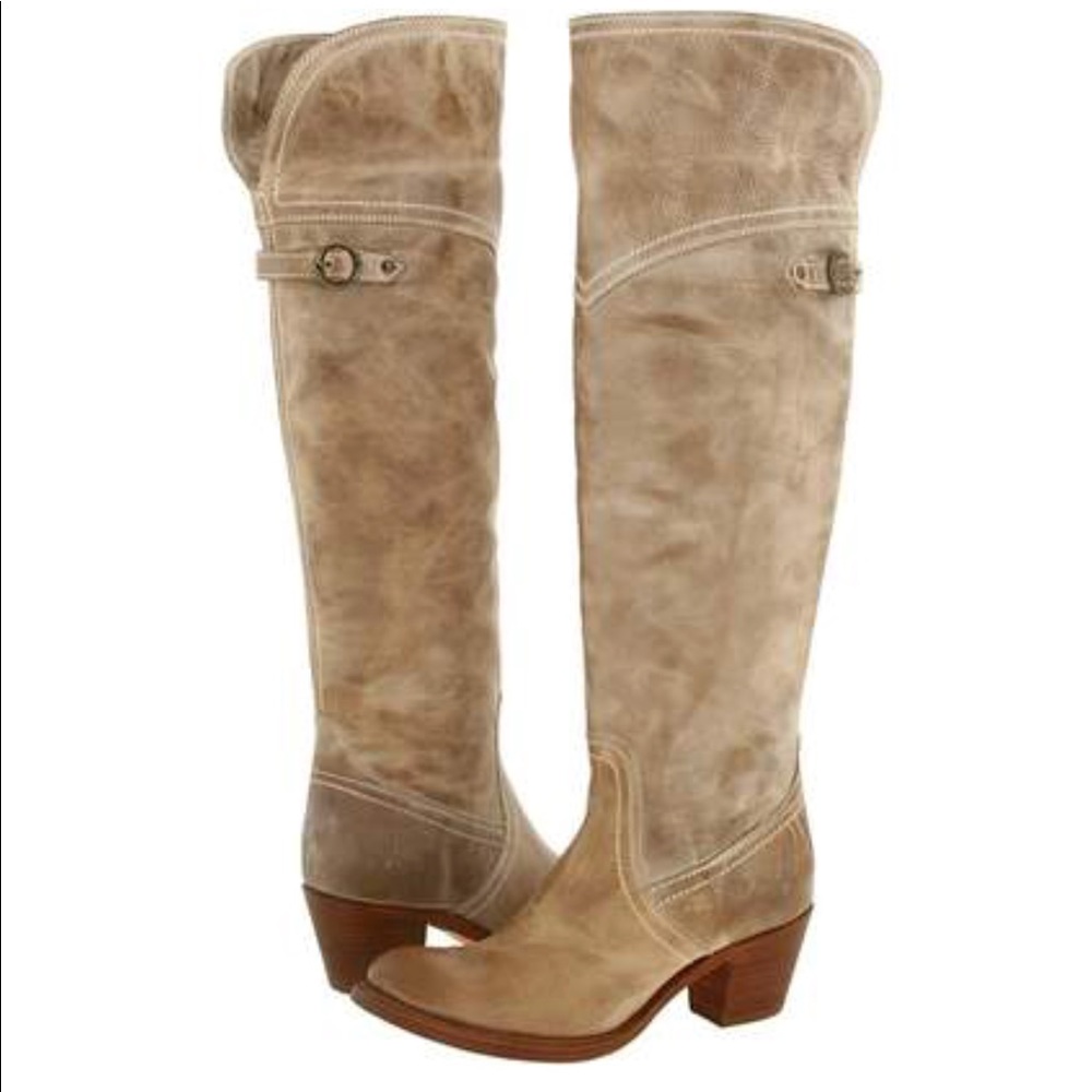 Frye Jane grey boot sz 8